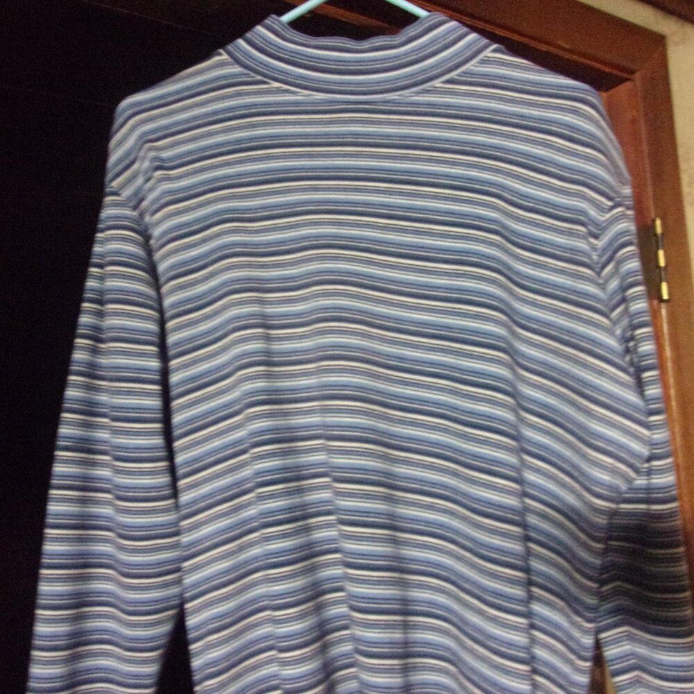 Classic Elements XL Womens Striped Top RN 15099